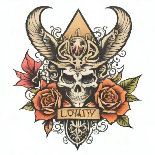 Loyalty over Love tattoo design idea