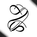 6 siblings initials tattoo design idea
