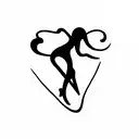 6 siblings initials tattoo design idea