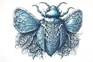 bug tattoo design idea