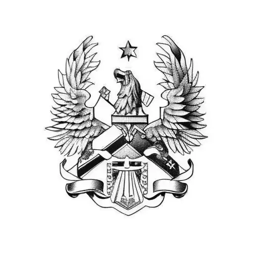 liberty european equality strength bavaria tattoo design idea