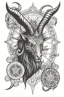 Baphomet tattoo design idea