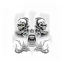 jekyll and hyde tattoo design idea