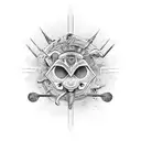 sunshine tattoo design idea