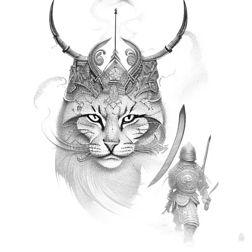 It's better to be warrior in a garden than a gardener in a war tattoo design idea