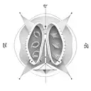 balance scale tattoo design idea