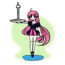 balance scale tattoo design idea