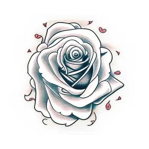 roses wrapped around the name Jasmine  tattoo design idea