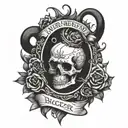 hardwork never give tattoo design idea