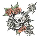 wrath deadly sin tattoo design idea