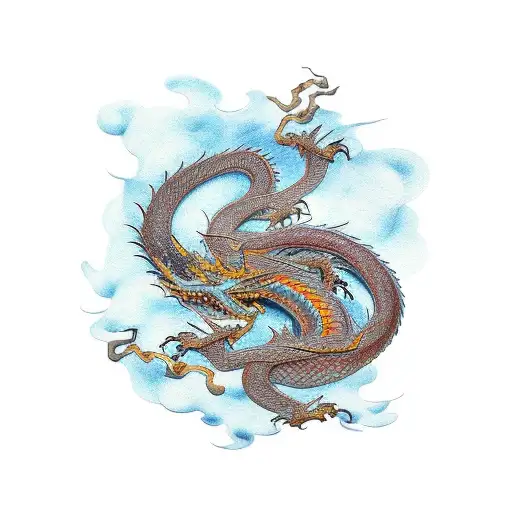dragon smaug tattoo design idea