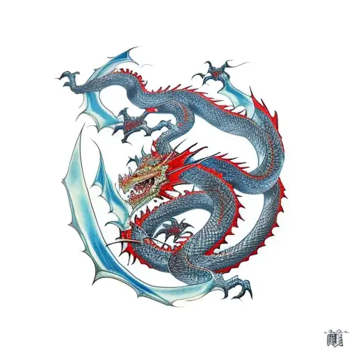 dragon smaug tattoo design idea