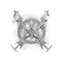 Ukrainian Trident tattoo design idea