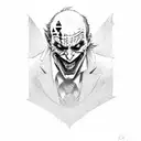joker, evil, grant morrison, scott synder tattoo design idea