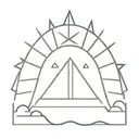 13 sun rays crown tattoo design idea