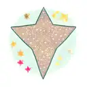 Bosque, Lobo, estrellas tattoo design idea