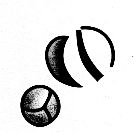 Tattoo de volleyball