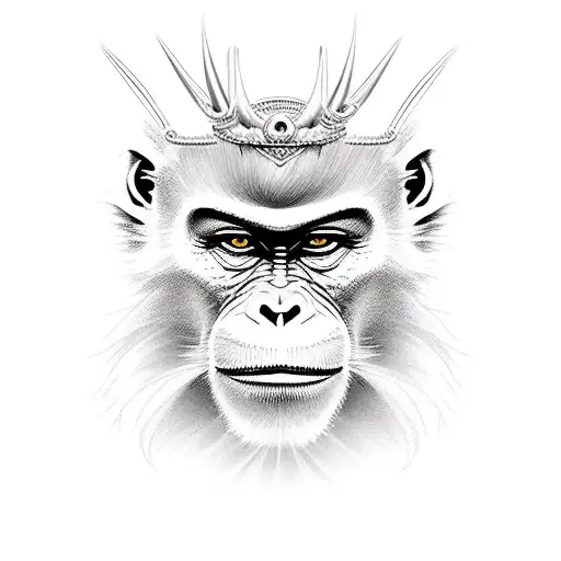MONKEY KING tattoo design idea