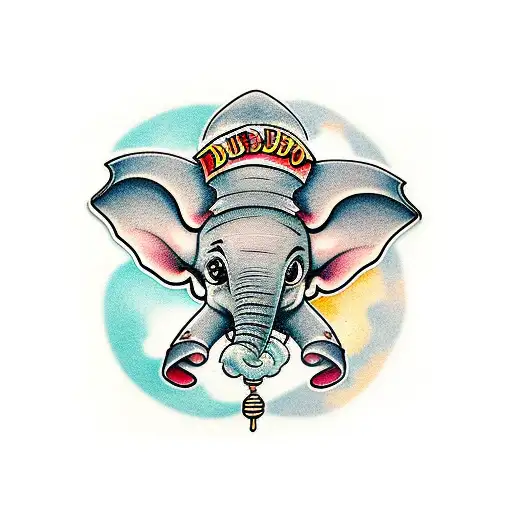 dumbo  tattoo design idea