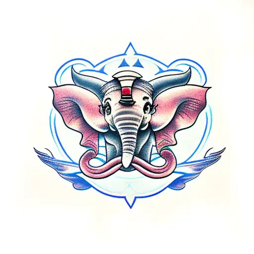 dumbo tattoo design idea