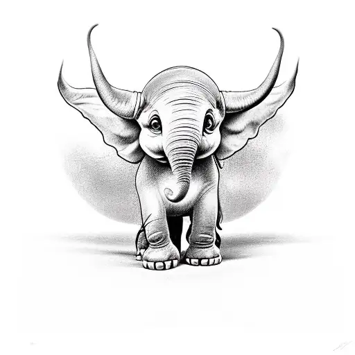 dumbo Elijah-William tattoo design idea