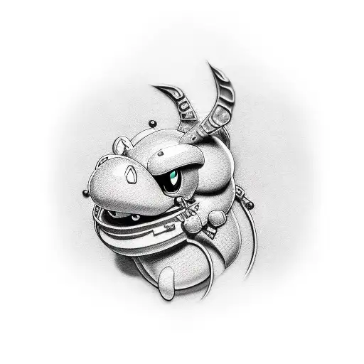 Nintendo tattoo design idea