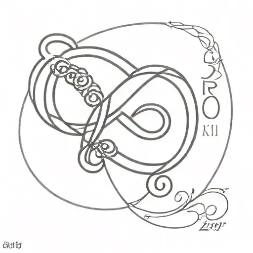 Infinity Symbol with date 2-1-15 and a heart tattoo design idea