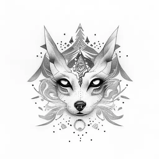 The tattoo design inspired by Alexandra Trusova's performance at the 2022 Winter Olympics focuses on her quads and eyes, tattoo design idea