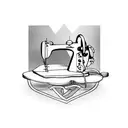 heart rate line drawing an old time sewing machine and a 1920 soccer ball in the same path tattoo design idea