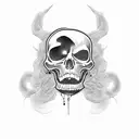 Grim Reaper tattoo design idea