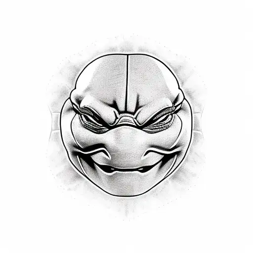 ninja turtle mask  tattoo design idea
