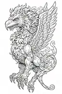 griffin tattoo design idea