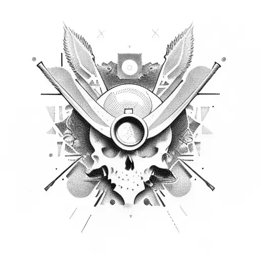 greek methologie damned hero saved by music  tattoo design idea