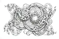 Gemini tattoo design idea