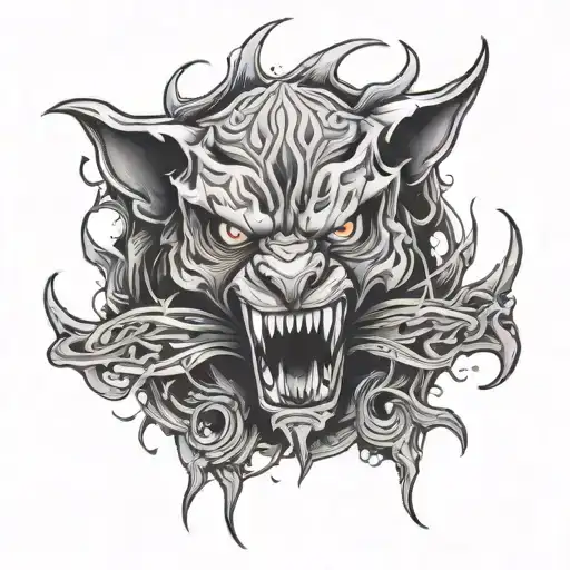 bite mark tattoo design idea