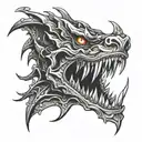 bite mark design tattoo design idea