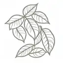 coffee bean tattoo design idea
