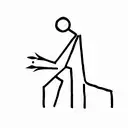 stickman building tattoo design idea