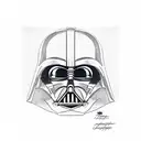 darth vader tattoo design idea