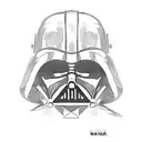 darth vader tattoo design idea