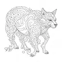 animals and quote 'different breed tattoo design idea