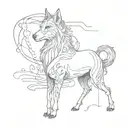 animals and quote 'different breed tattoo design idea