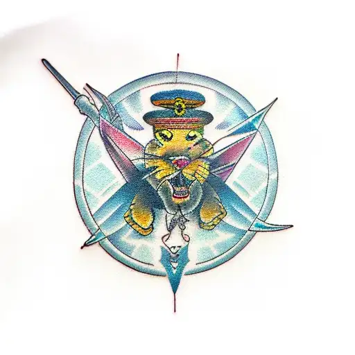 depression, anxiety, adhd, ocd tattoo design idea