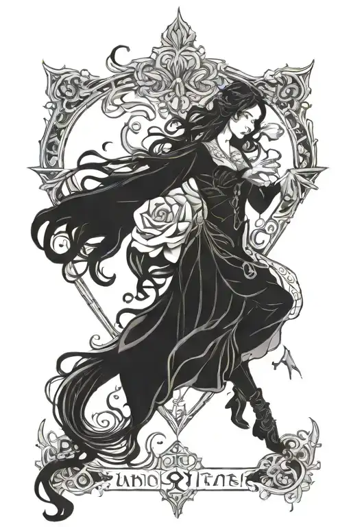 Amor Fati love of fate tattoo design idea