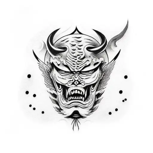 lucifer and sandman tattoo design idea