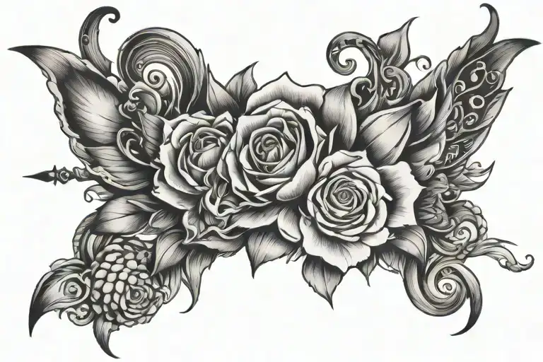 Zach bryan lyrics tattoo design idea