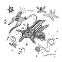 polvo do mar  tattoo design idea