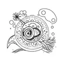 polvo do mar  tattoo design idea