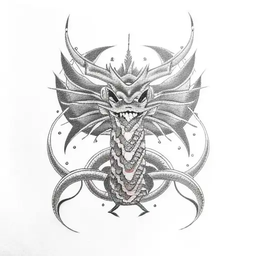 gyarados tattoo design idea