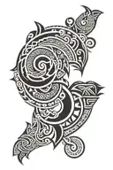 Polynesian tribal patterns tattoo design idea